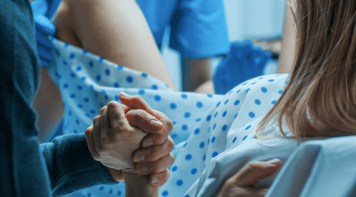 I want my mum with me when I give birth, but my partner won’t allow it