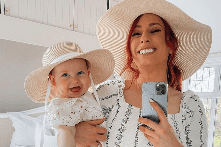 Stacey Solomon is “embarrassed” about having a swimming pool because it isn’t relatable