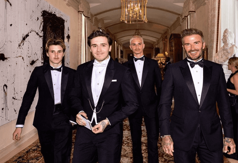 David Beckham sobbed during his speech at son Brooklyn’s wedding