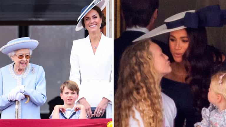 Prince Harry and Meghan reunite with royals for Jubilee celebrations