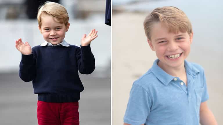 William and Kate share adorable new birthday portrait of Prince George