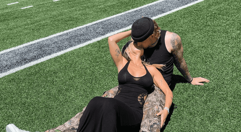 Girlfriend of late footballer shares pregnancy news one month after his death