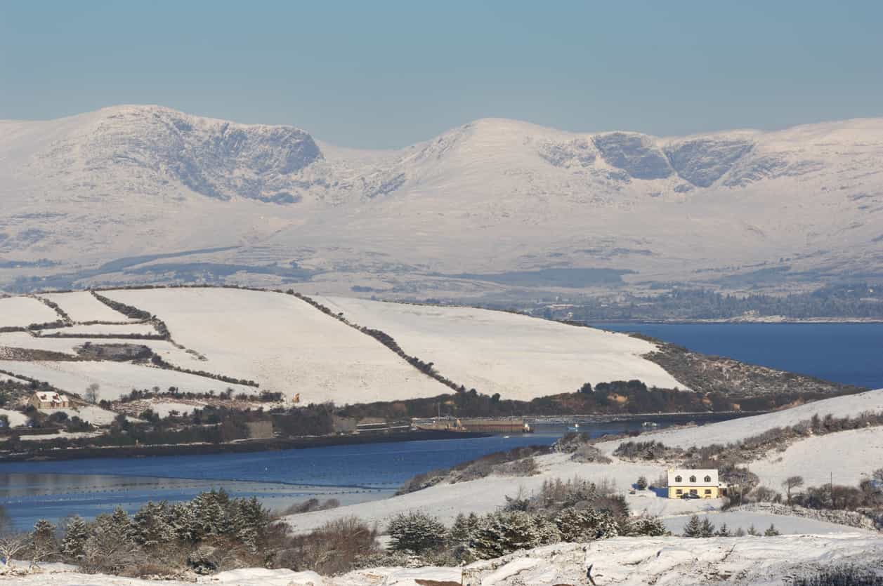 It looks like Ireland could get a white Christmas this December
