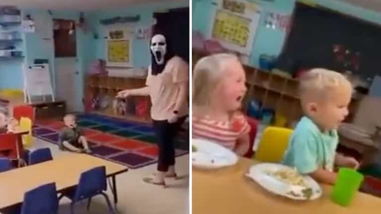 Nursery workers charged with child abuse after scaring kids with Halloween masks