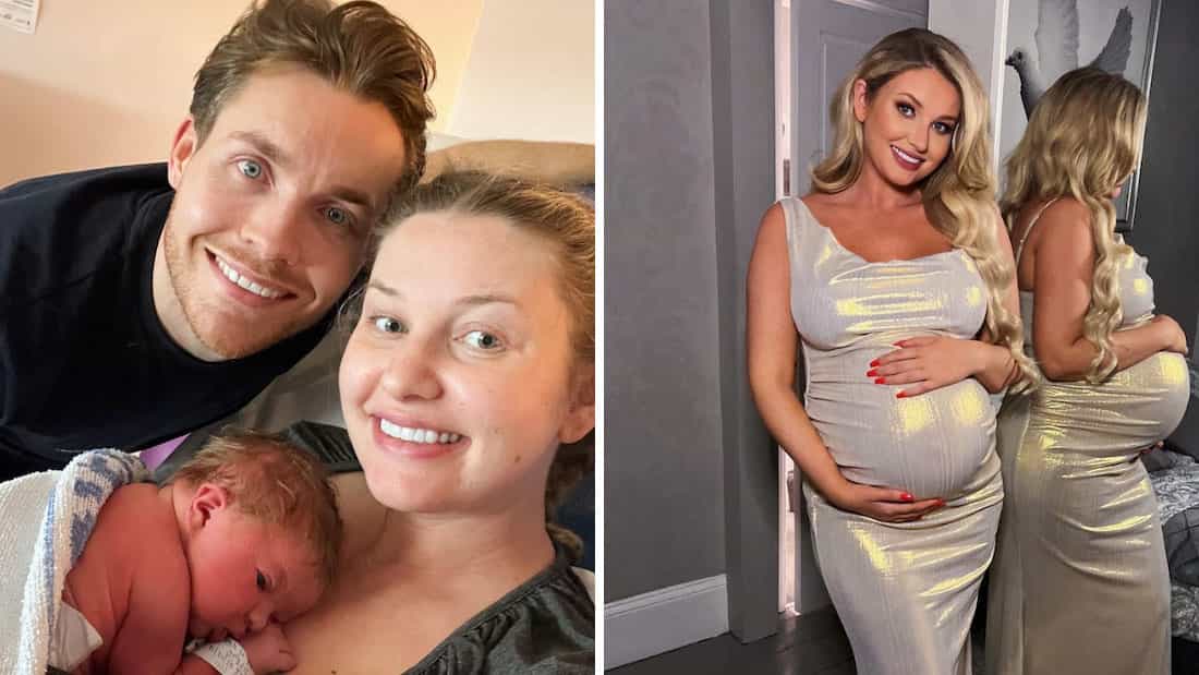 Love Island star Amy Hart welcomes her first child