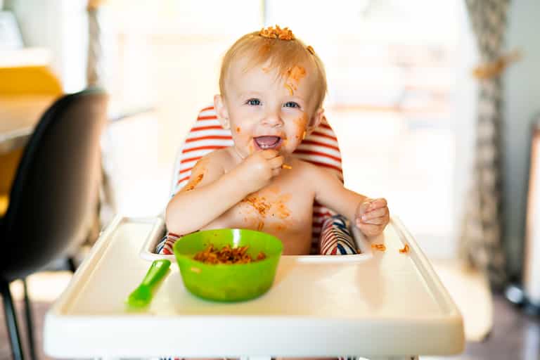 Mum reveals clever hack that stops children from spilling food on the floor