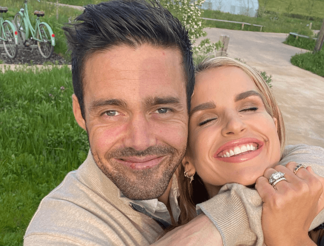Vogue Williams reveals the unusual place she found out she was pregnant with son Theo