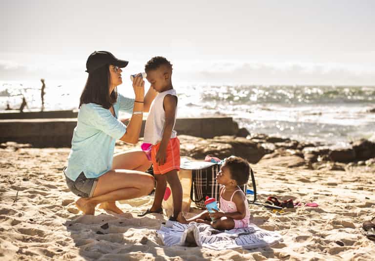 ‘Should my seven-year-old start putting on her own sunscreen?’