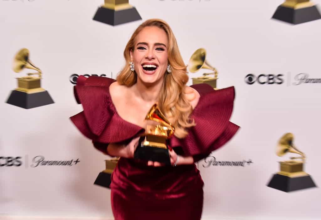 Adele breaks down in tears after helping couple with their gender reveal