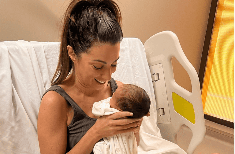 ‘She is finally here, our miracle baby’ – Georgie Crawford announces the birth of her baby girl