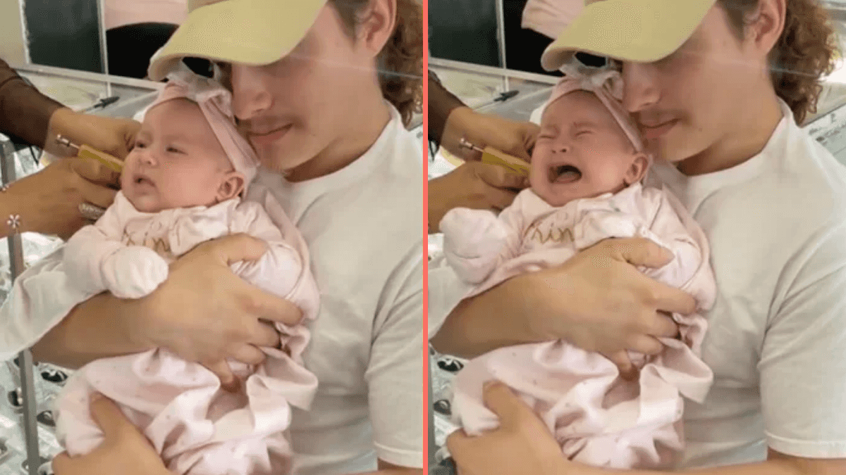 TikToker sparks outrage after piercing daughter’s ears, claiming ‘her pain was worth it’