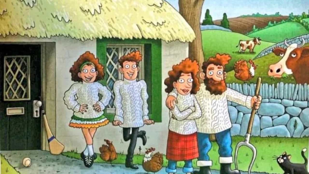 Irish schoolbook publisher apologises for ‘discriminatory’ depiction of Irish family