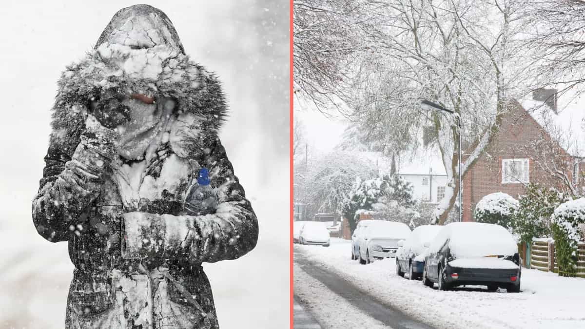 Weather warning issued for several counties over possible snow