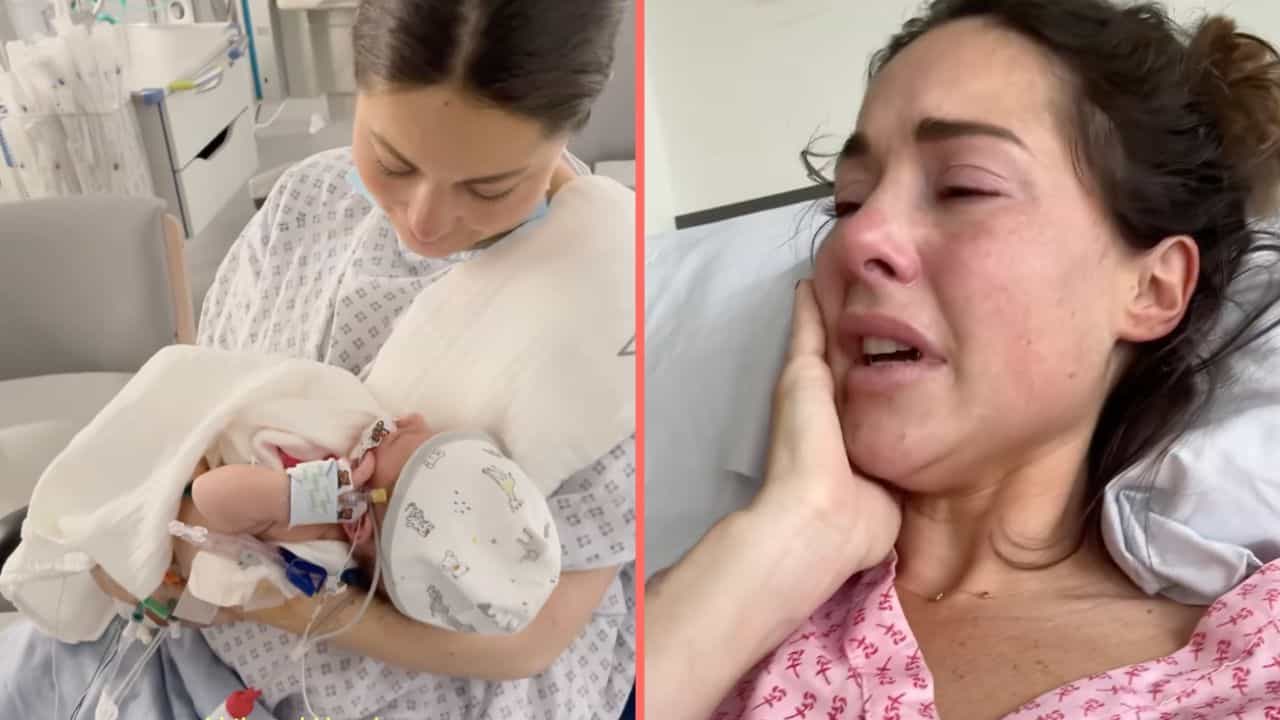 Louise Thompson shares heartbreaking post about experiencing PTSD after traumatic birth
