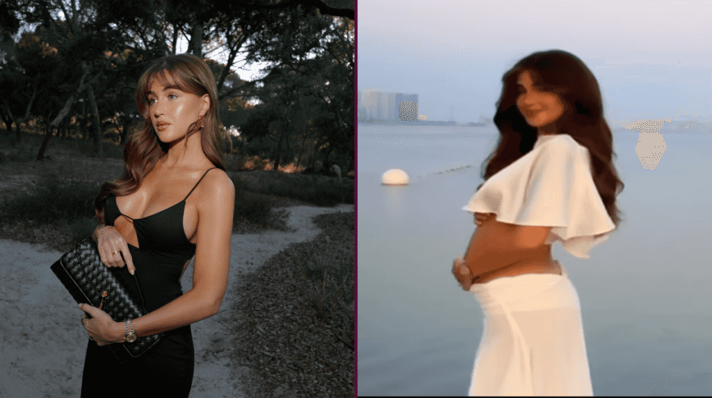Love Island star Georgia Steel announces pregnancy with fiancé Harry Clarke