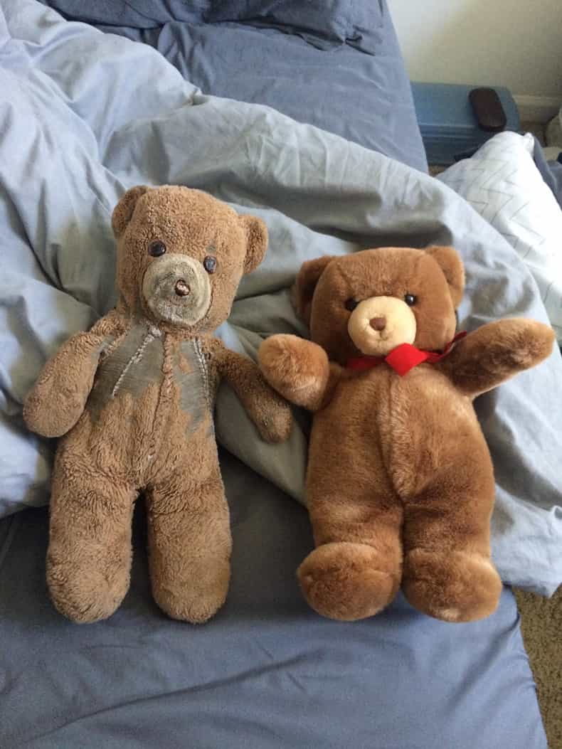 Before & After: What a lifetime of love does to a child’s favourite toy