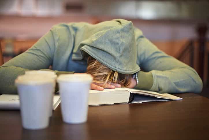 Tired teenagers are almost five times more likely to commit crimes as adults