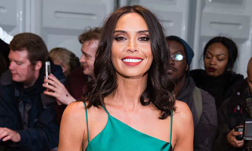 Christine Lampard is NAILING maternity style in this gorgeous Warehouse dress