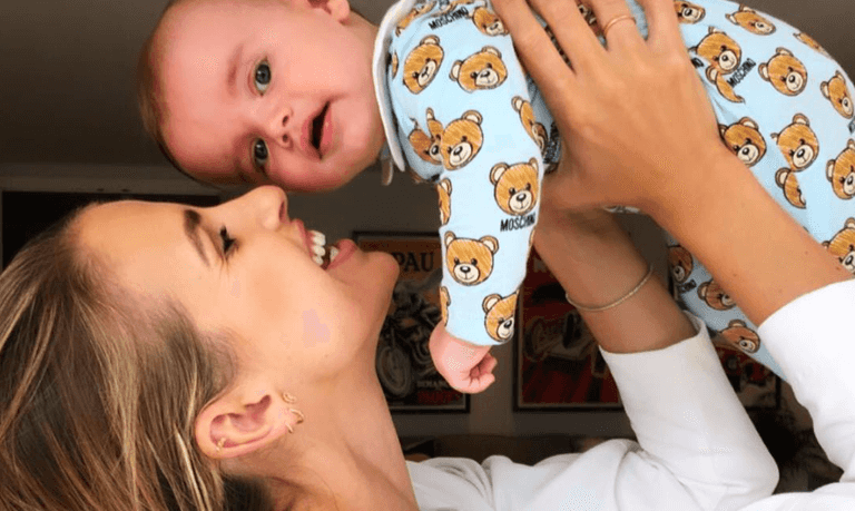 Vogue Williams son Theodore recuperating after an accident at home