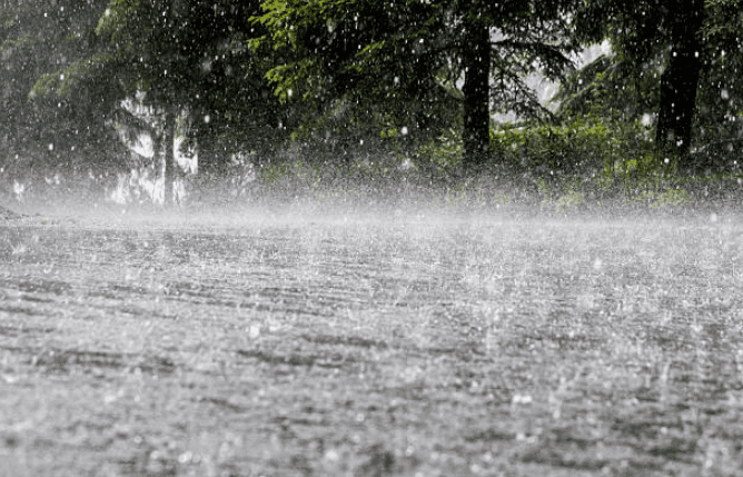 The weather forecast means we’re going to see a bit of sun and loads of rain today