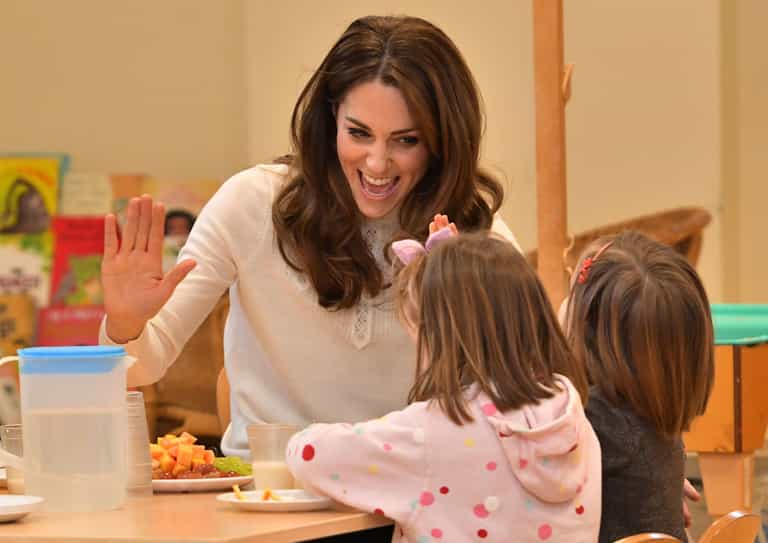 Kate Middleton made a surprise appearance at a London preschool (and even served breakfast!) Kate Middleton made a surprise appearance at a London preschool (and even served breakfast!)