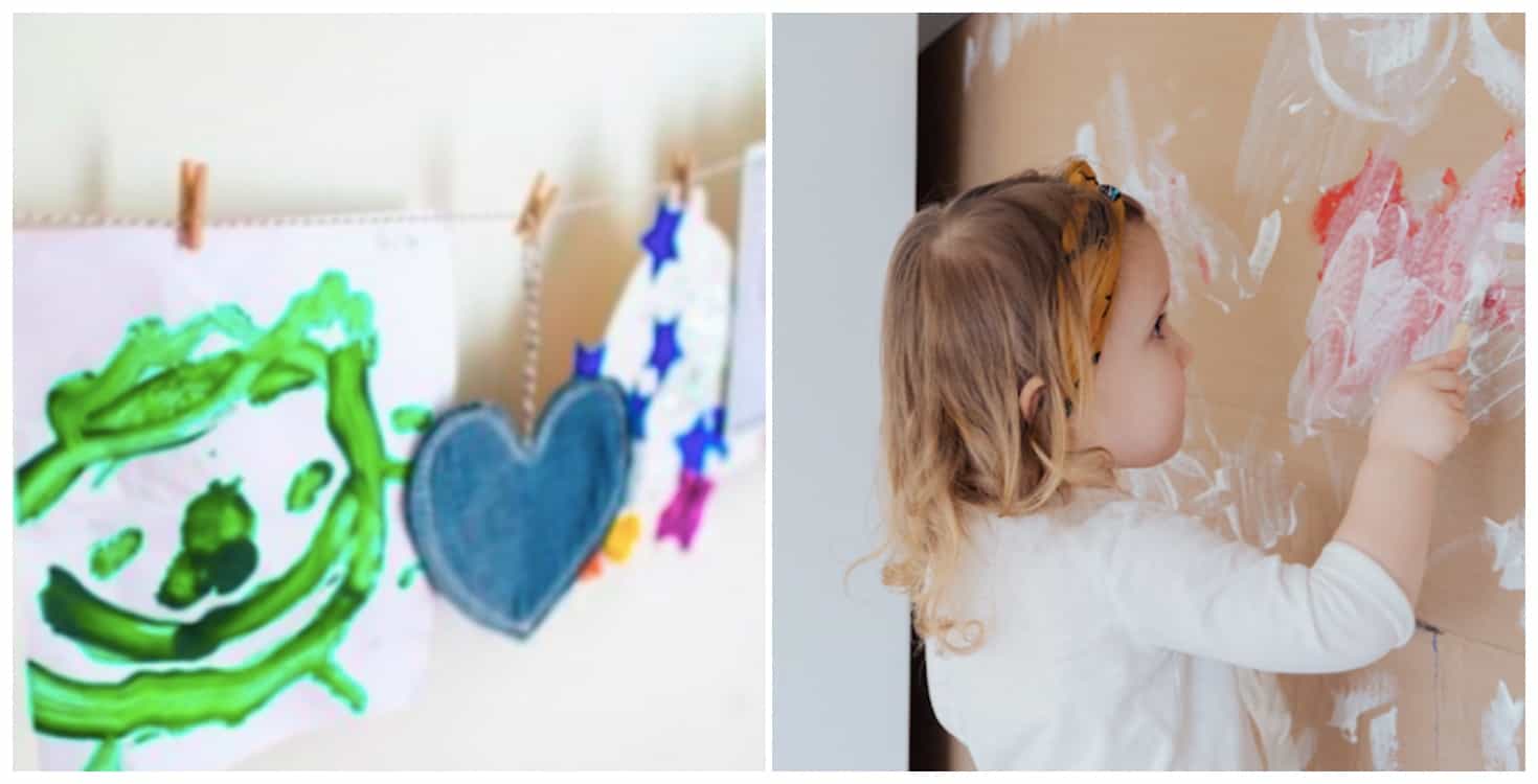 3 cool ways to display all that artwork your kids keep bringing home
