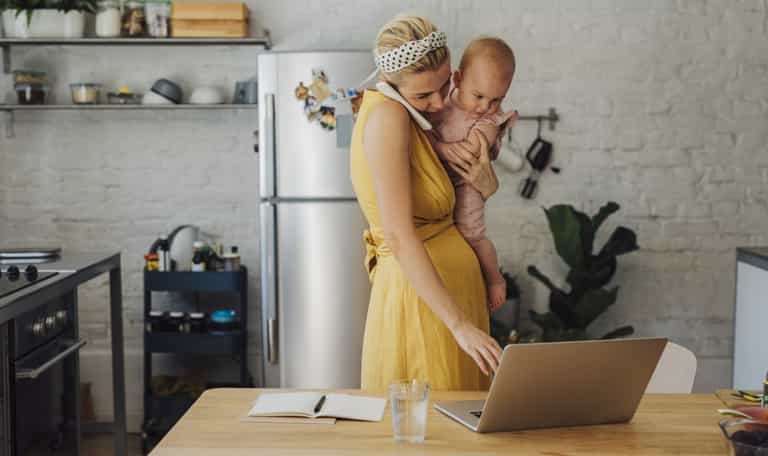 A study has revealed how much unpaid childcare mums took on during pandemic and it ain’t pretty A study has revealed how much unpaid childcare mums took on during pandemic and it ain’t pretty