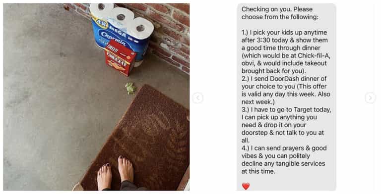 Supporting a friend suffering a miscarriage can be this beautifully simple Supporting a friend suffering a miscarriage can be this beautifully simple
