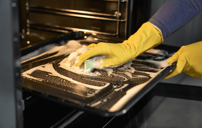This mum has a cheap hack for cleaning your oven – and you might already have the supplies