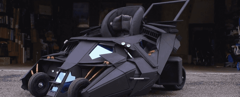 Boom! The Batmobile buggy Dads will want