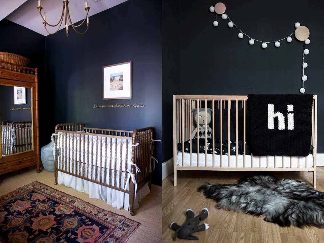 Paint it black: These 5 nurseries subvert expectations in style