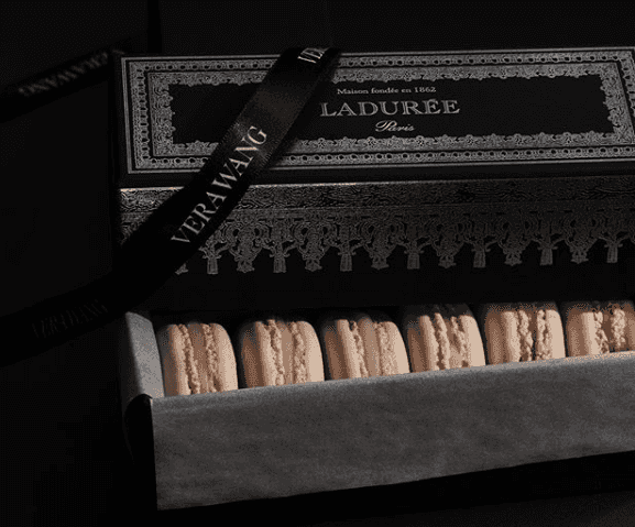 Vera Wang has collaborated with Ladurée to create an incredible wedding cake