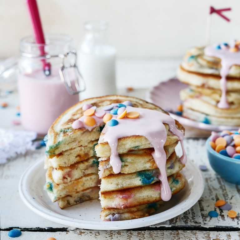 Give your pancakes a makeover with this Unicorn Pancake recipe