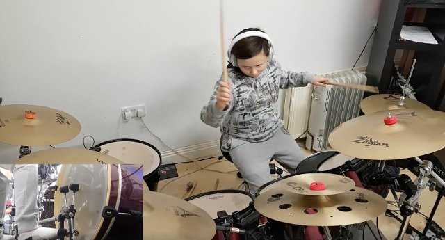11-year-old Dublin girl played a Taylor Swift cover on the drums and she was amazing