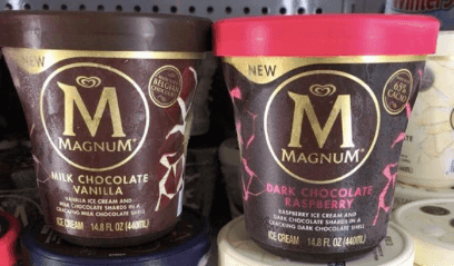 Yummy! Magnum just released a white chocolate and COOKIE flavoured ice cream