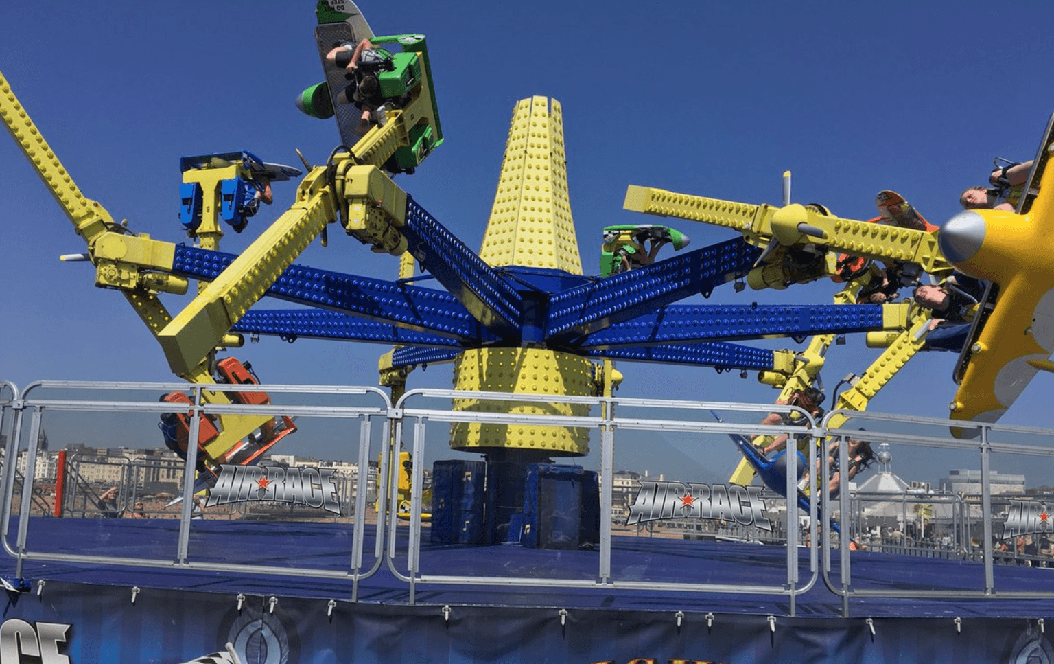 Four people injured after spinning fairground ride ‘comes loose’ in UK