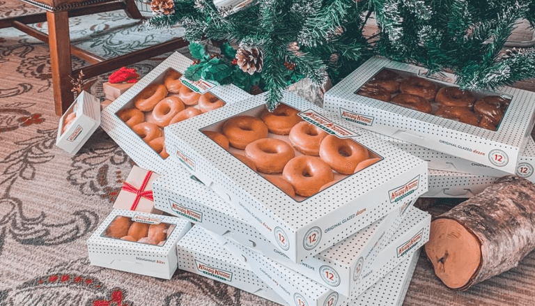 Krispy Kreme has released a range of ultra-indulgent Christmas donuts  and yeah, drool