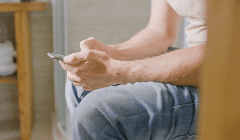 Mum switches off WiFi every time her husband ‘camps’ in bathroom to avoid helping with newborn twins