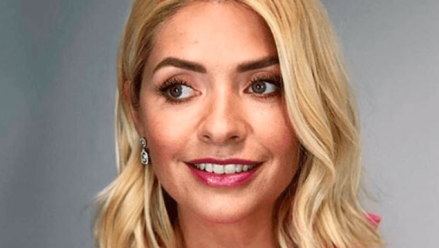 Holly Willoughby’s black dress is from Sandro Paris and we just adore it