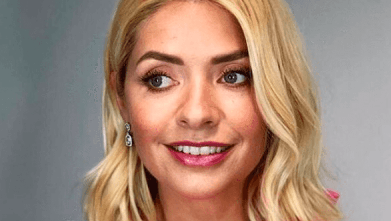Holly Willoughby’s black dress is from Sandro Paris and we just adore it