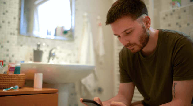 Apparently, dads spend 7 hours a year in the bathroom – hiding from their families