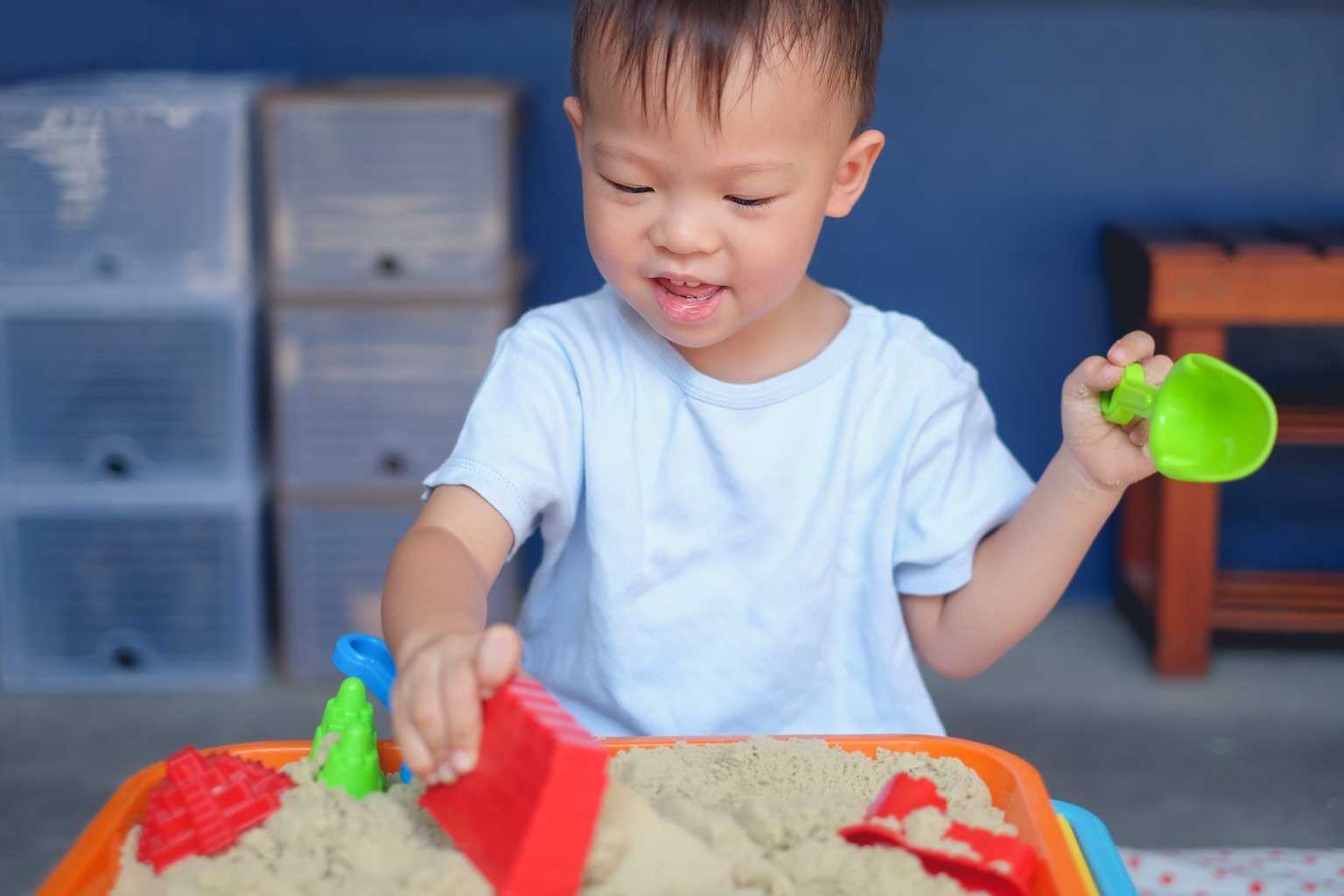 Mum shares hack on how to make safe and edible sand for babies to play with