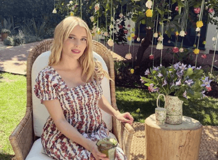 Emma Roberts received a vagina-inspired bouquet at her baby shower and it’s absolutely perfect
