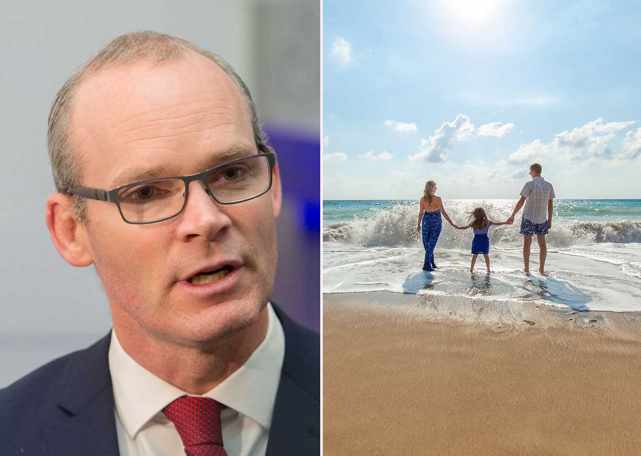 International travel could return as early as July, according to Simon Coveney