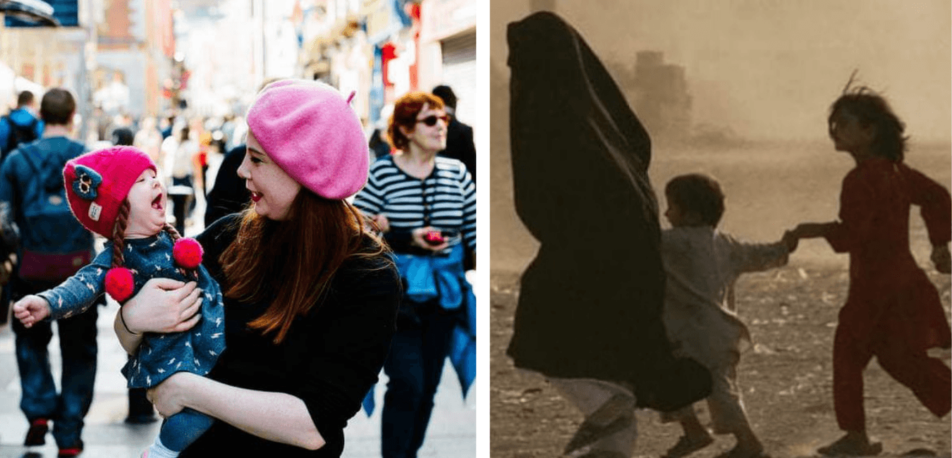 Having a daughter, I can’t imagine how mothers in Afghanistan must be feeling right now