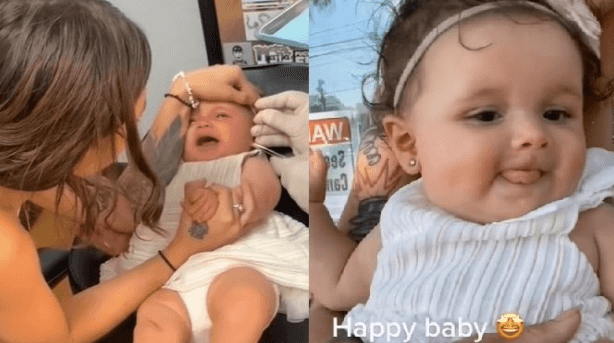 Mum sparks controversy after sharing a video of her baby getting 