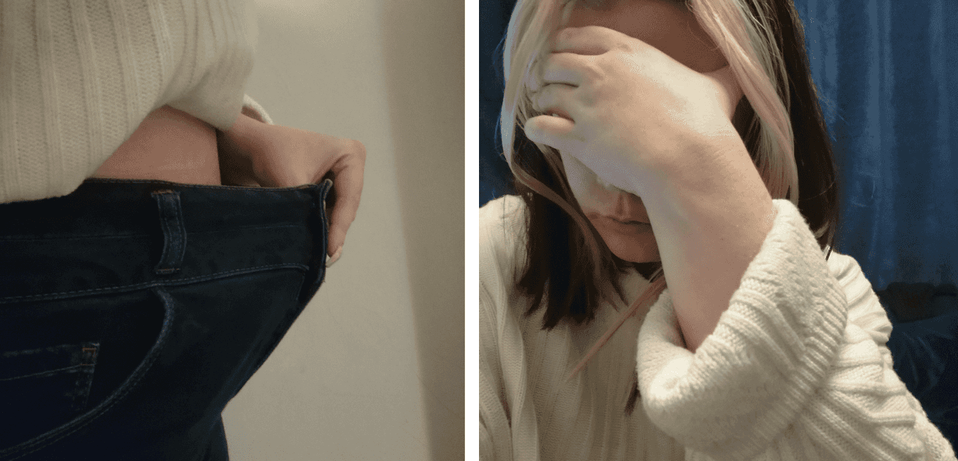 It’s hard being praised for losing weight, when it’s because of your mental health