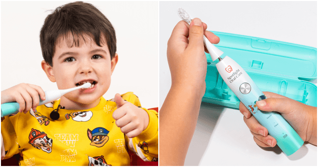 This best-selling electric toothbrush has been redesigned especially for kids