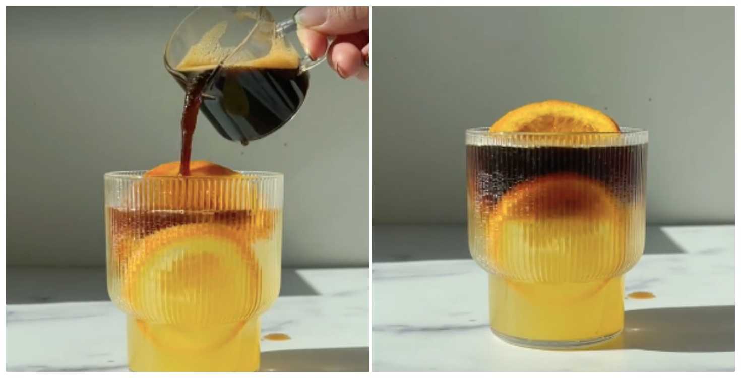 Everyone on TikTok is obsessing over this coffee orange juice recipe