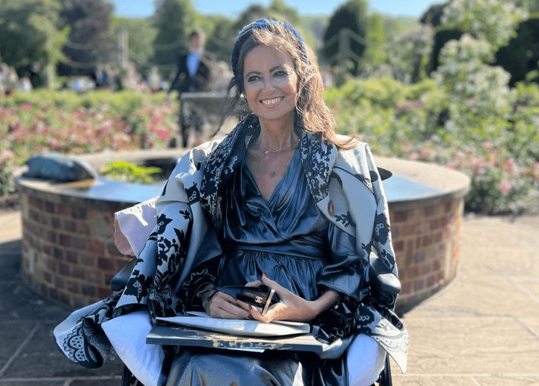 Deborah James says emotional goodbye to her brother as he travels to US for holiday